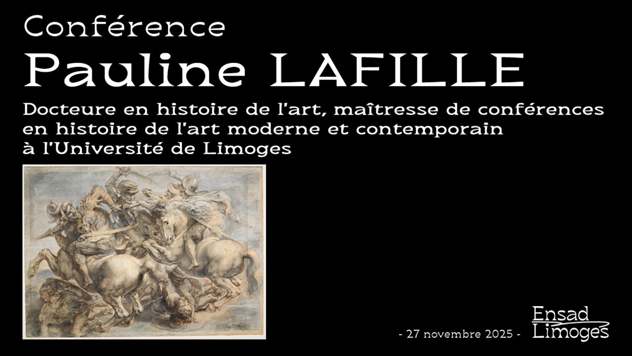 Pauline LAFILLE | Docteure en histoire de l’art | 27.11.25