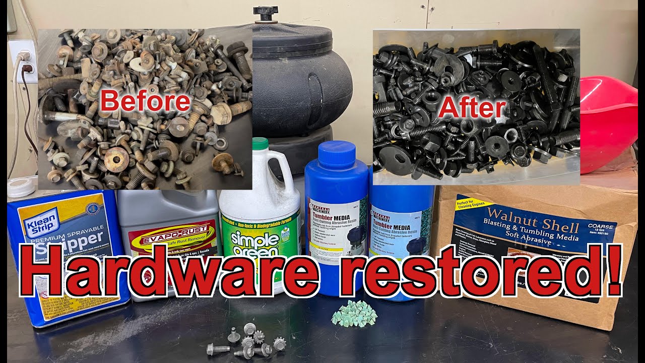 Tumbler - Simple and Effective way to restore the nuts and bolts for your muscle car!