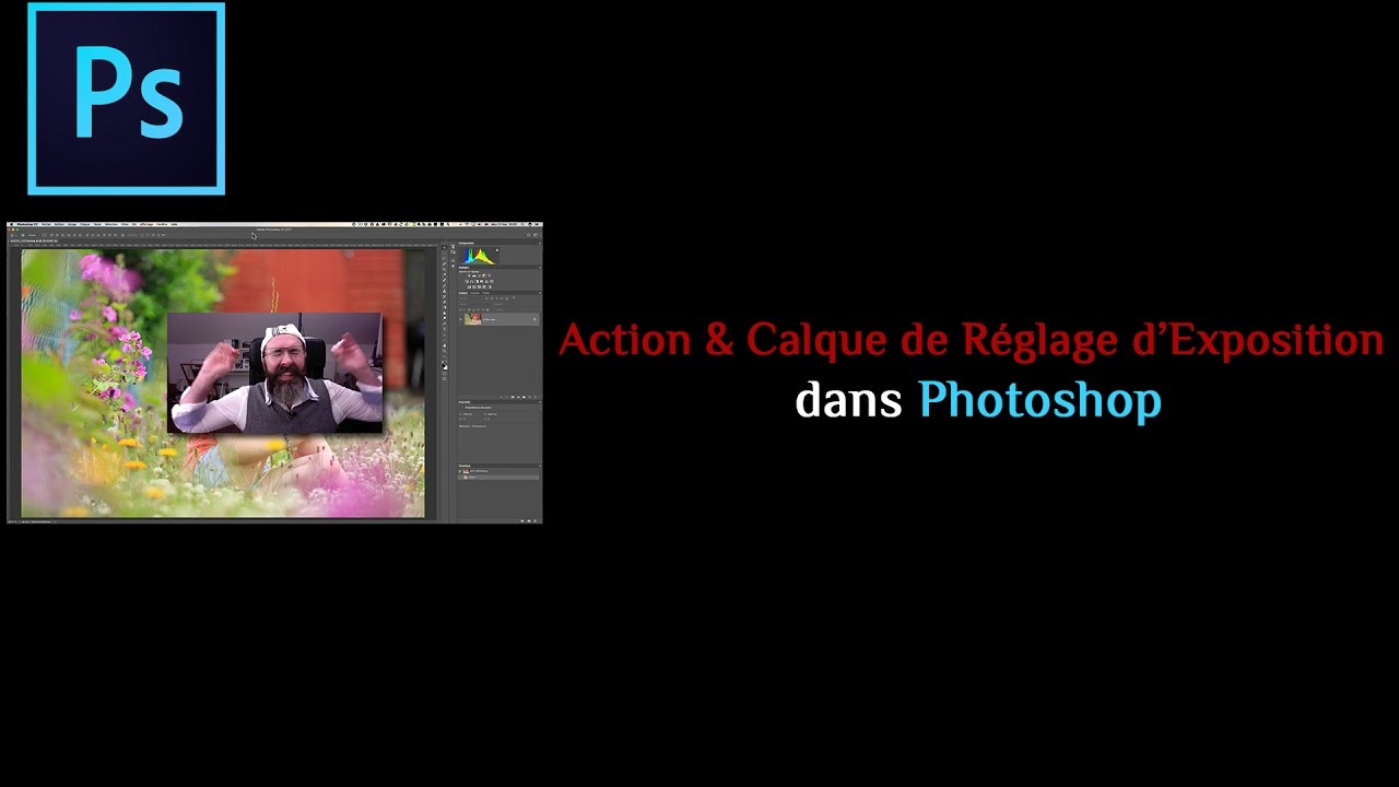 Action & Calque de Réglage d'Exposition Dans Photoshop