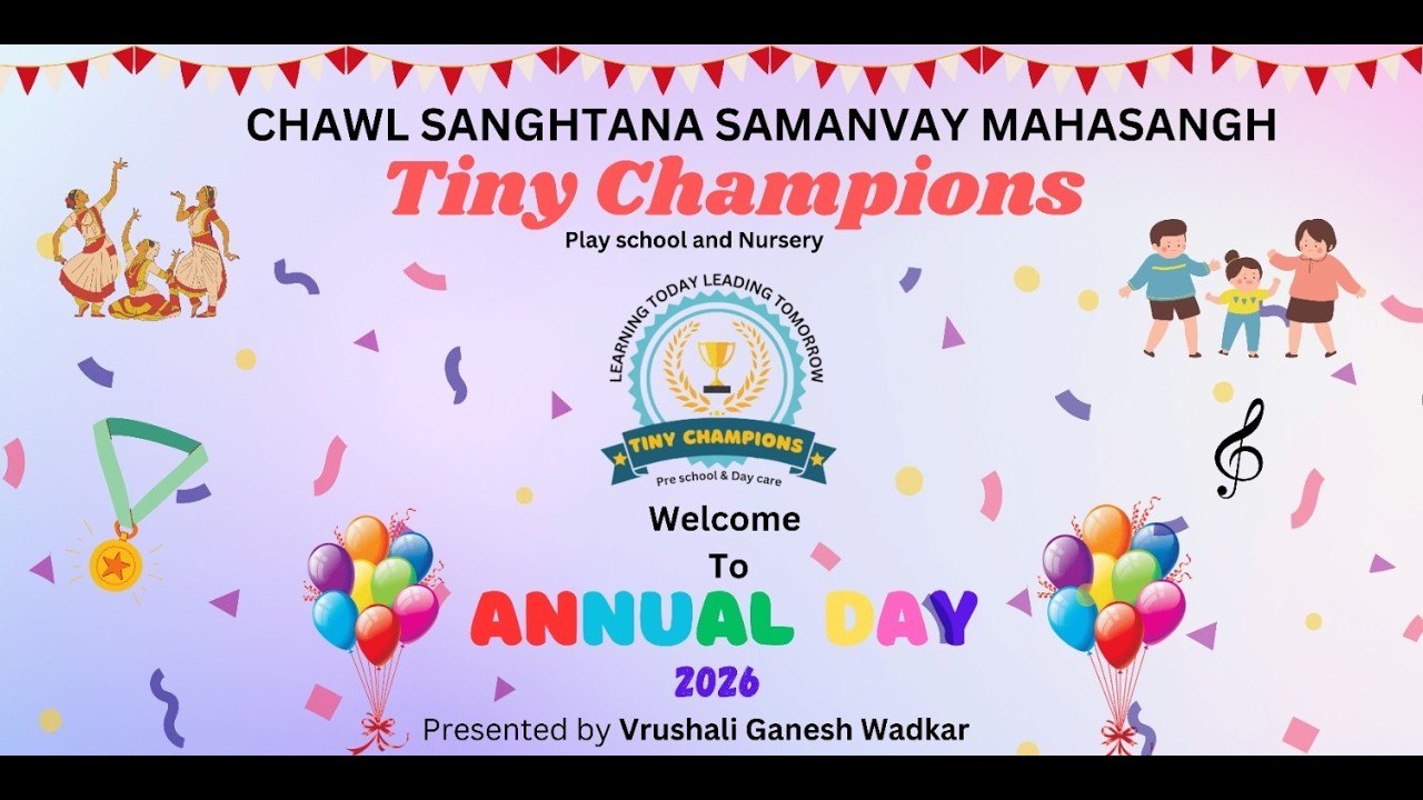 Annual Day 2025-26 I Tiny Champions Pre-school and Day care I