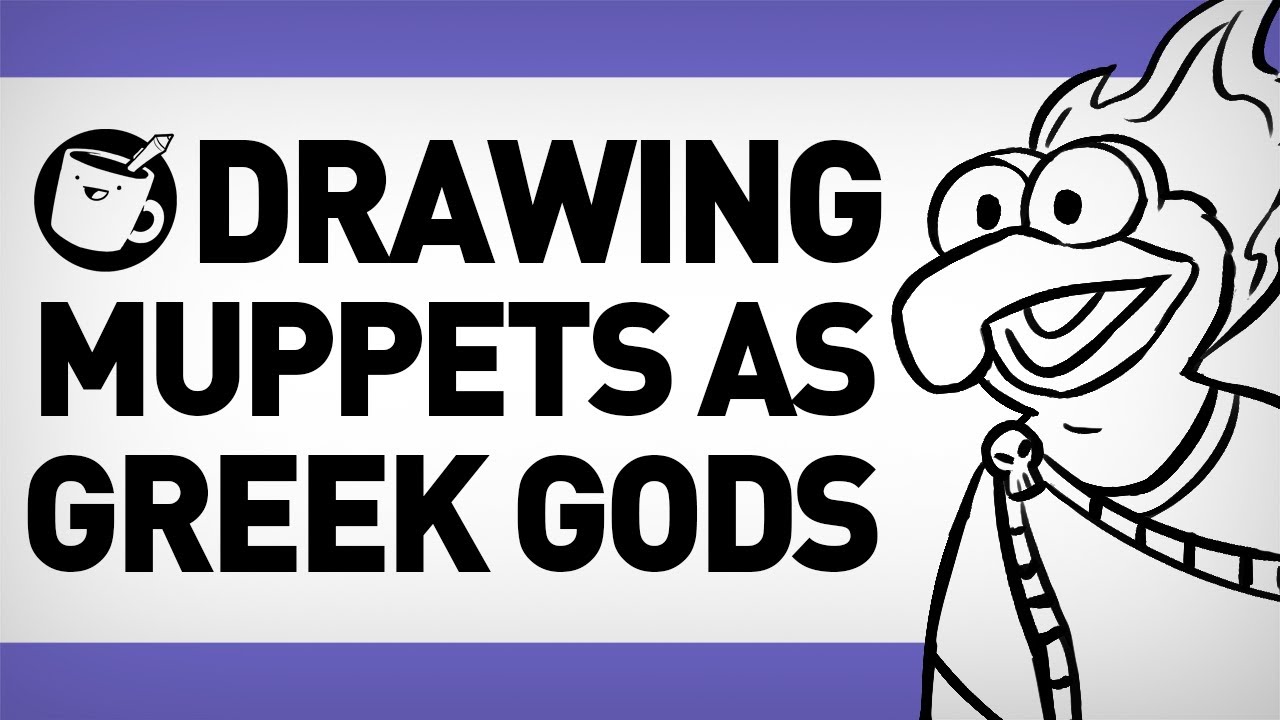 Drawing Muppets As Greek Gods