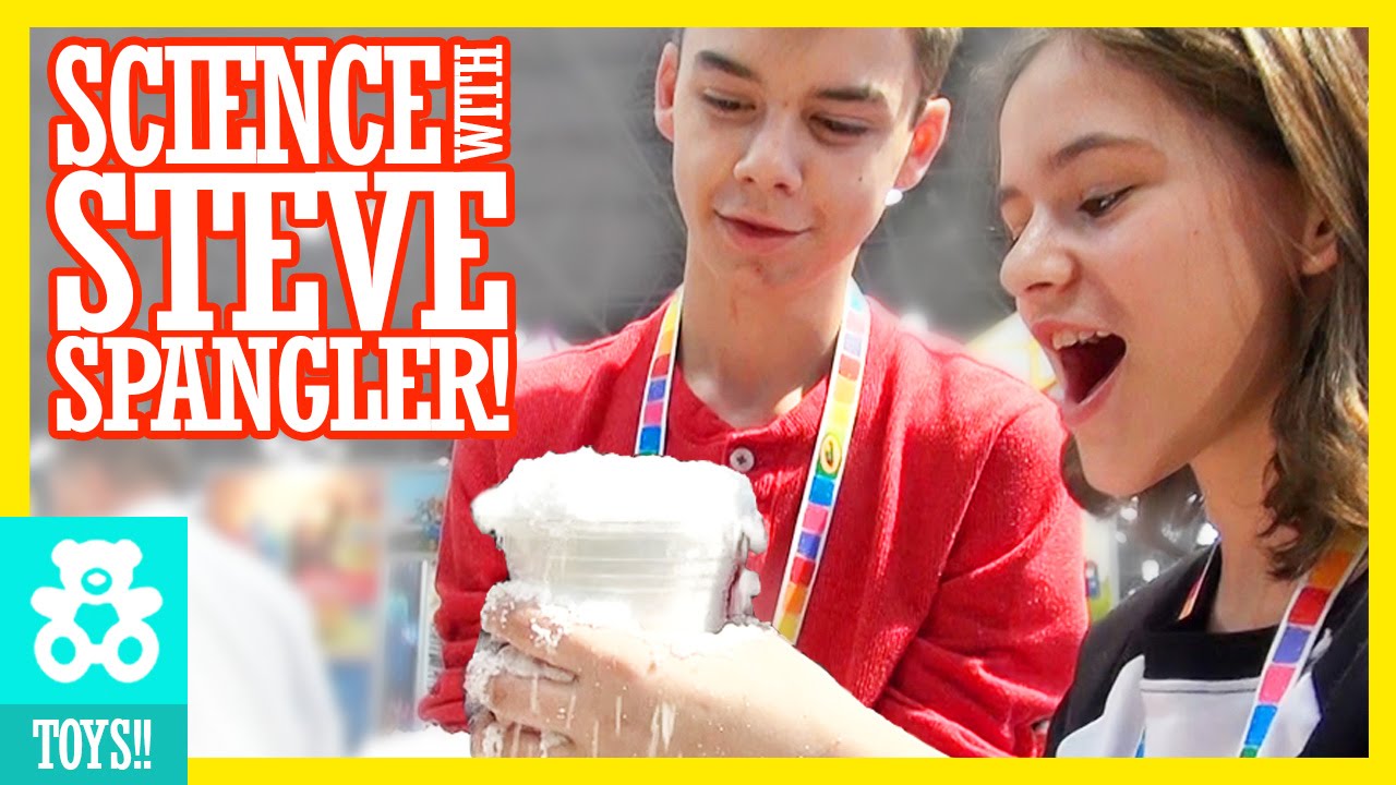 SCIENCE WITH STEVE SPANGLER! | Insta-Snow & Mentos Geyser  |  KITTIESMAMA