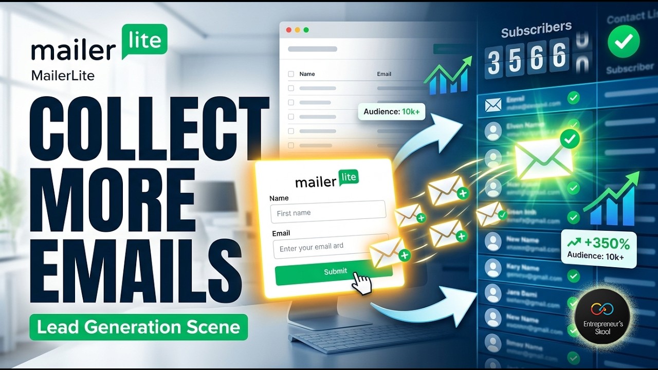 Collect Emails with MailerLite [Step by Step]