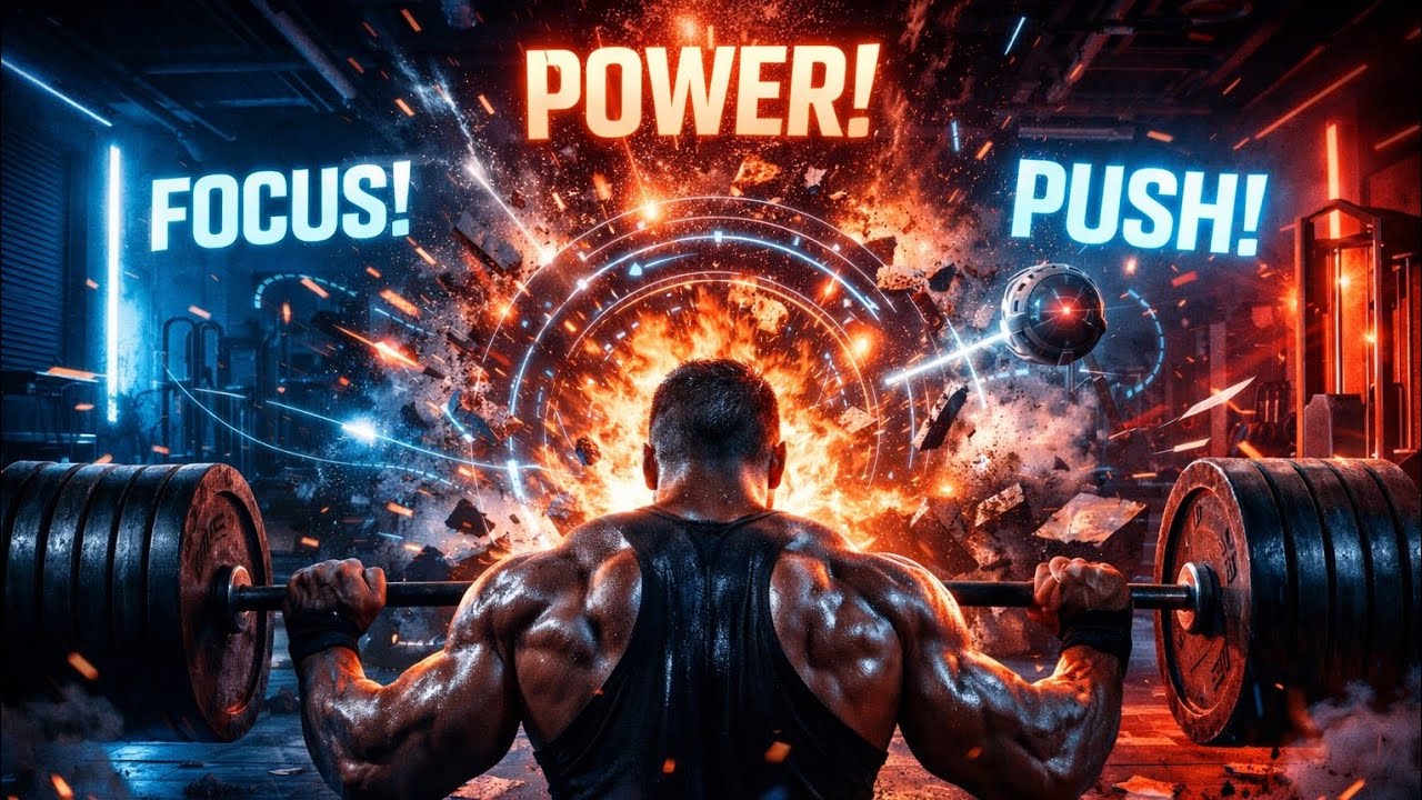Late Night Focus Power 🔥 Beast Mode Gym Motivation | Midnight Workout Energy Boost