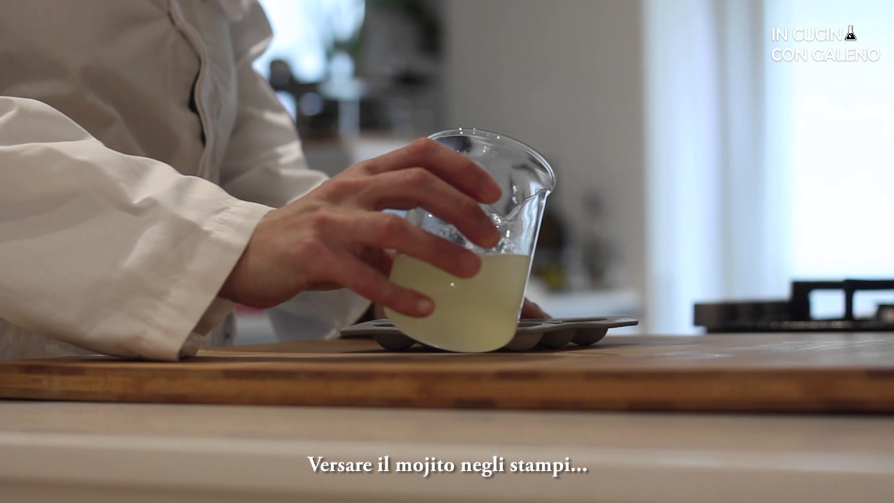 Sfere di Mojito - la sferificazione inversa