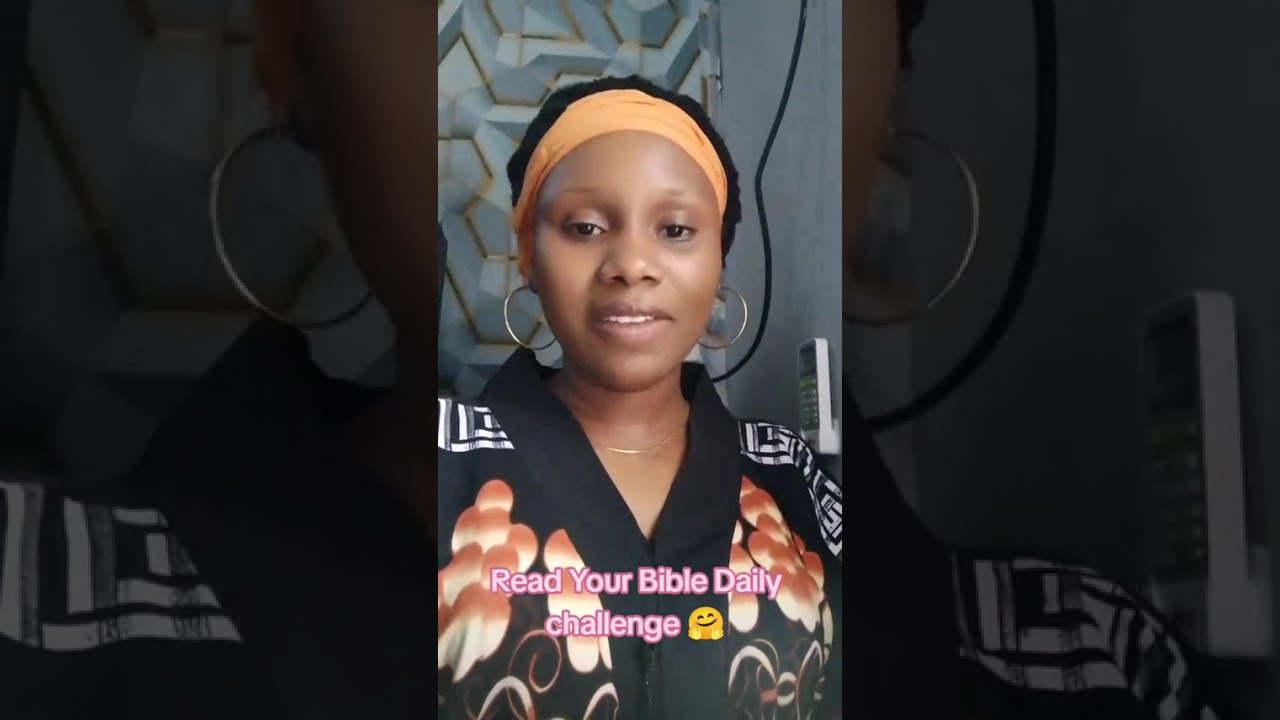 Read Your Bible Daily challenge 🤗