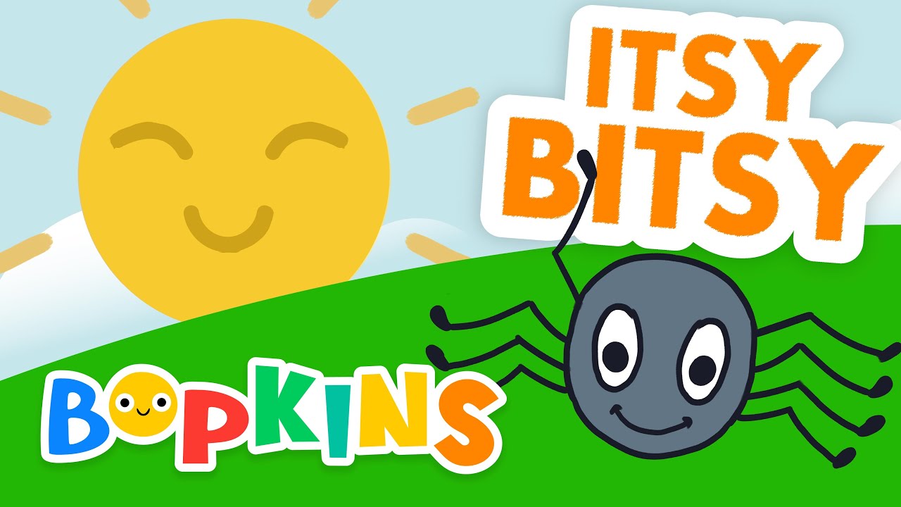 Bopkins Music - The Itsy Bitsy Spider - Kid's Song