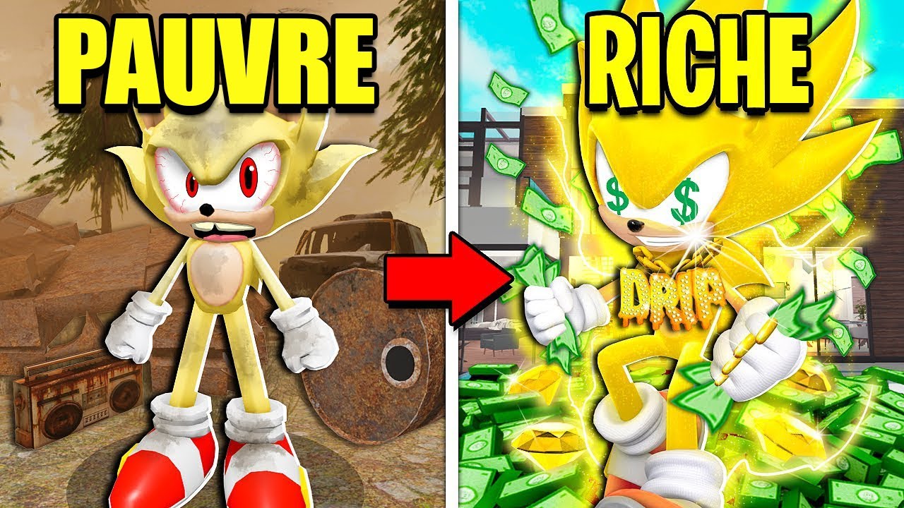 De PAUVRE SUPER SONIC à RICHE SUPER SONIC sur Brookhaven !