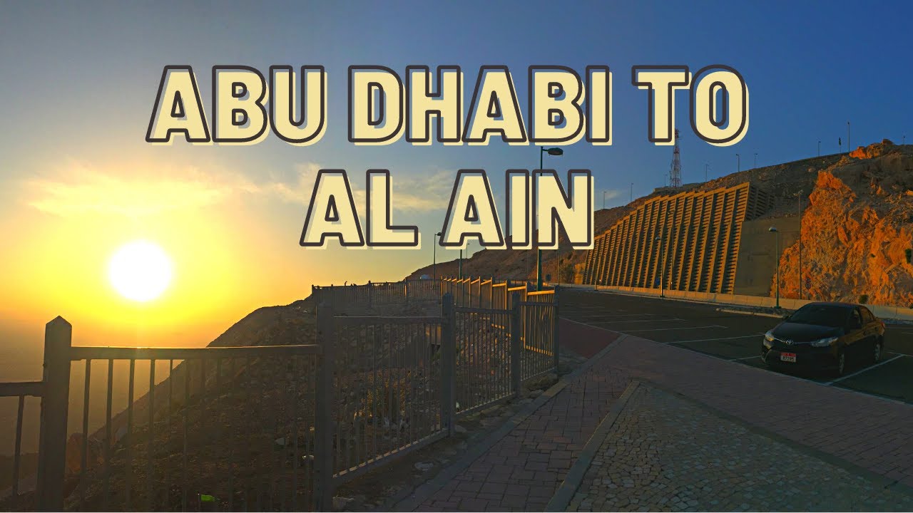 ABU DUBAI TO JEBEL HAFEET UPHILL ROAD DRIVE | DRIVING IN UAE | O.D. WOW