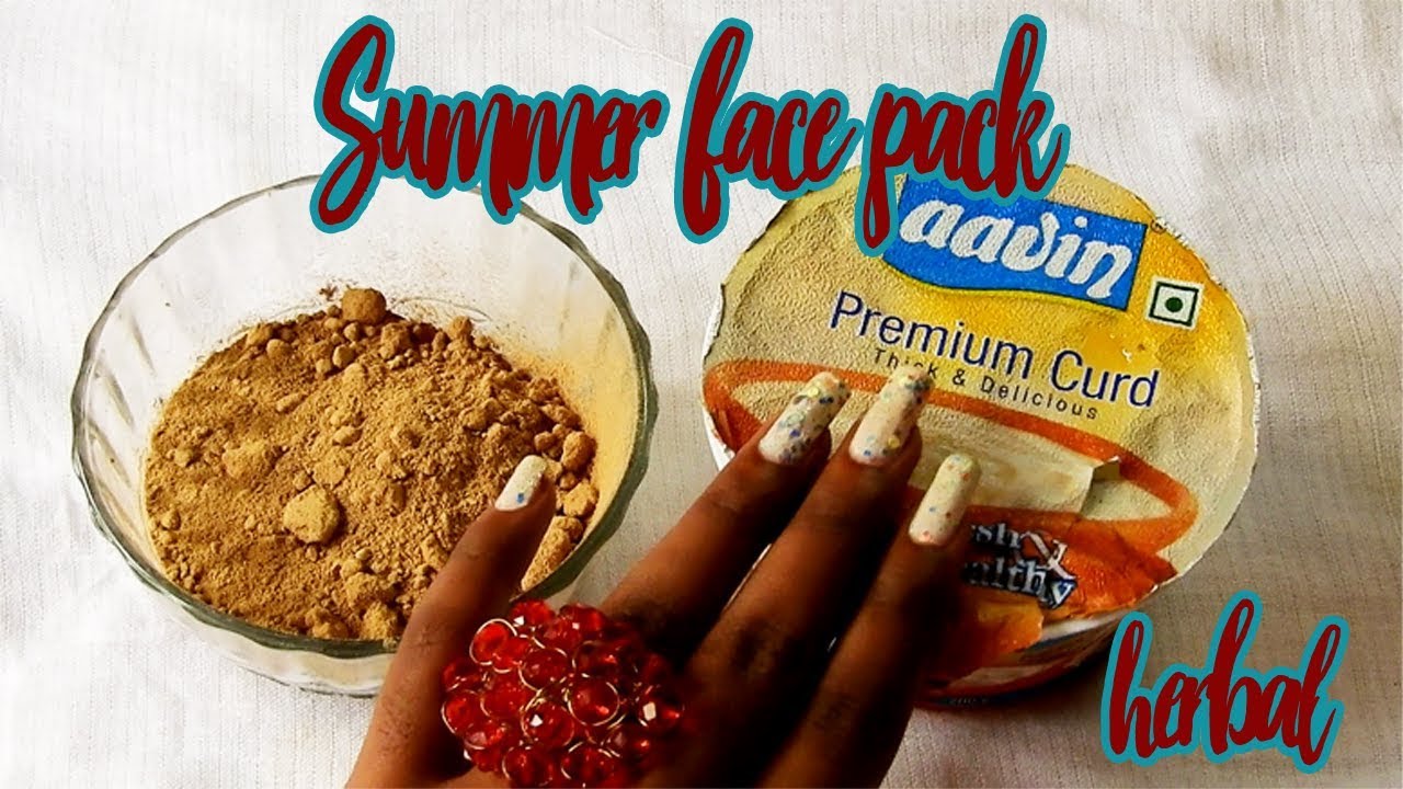 Summer Face Pack: Rose Petal Powder & Curd | Clear & Glowing Skin