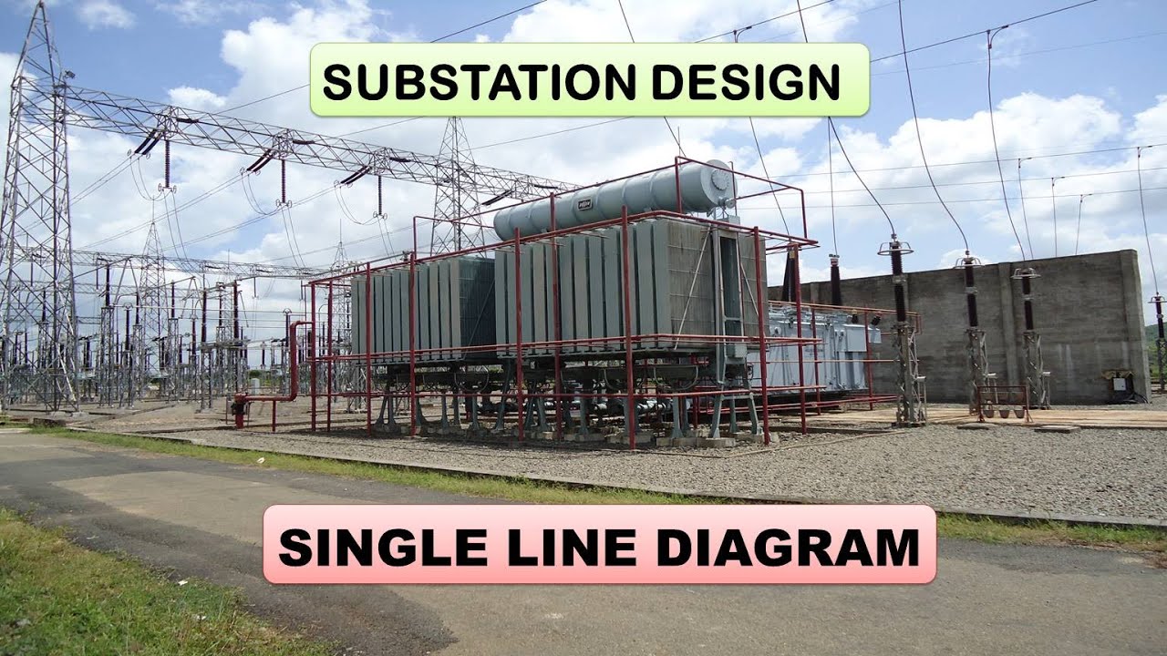 Substation design, Substation engineering, Substation drawings, Single line diagram, SLD.
