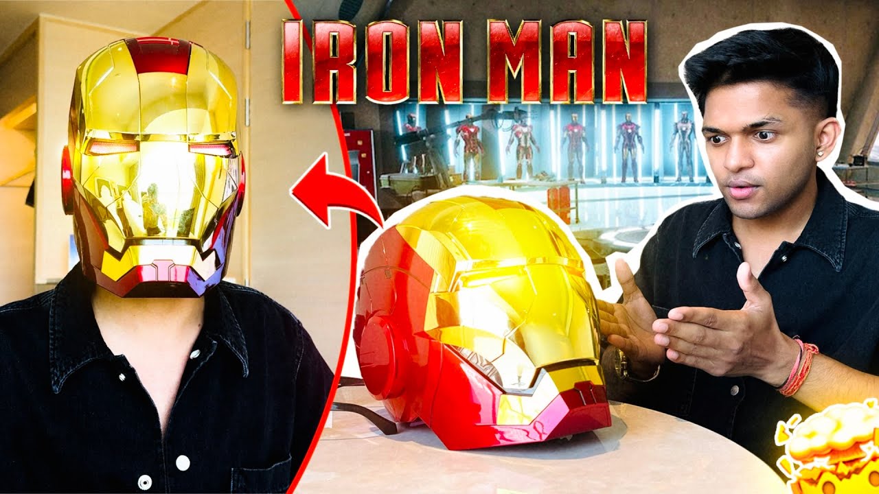Futuristic iron, Man, Helmet, Unboxing