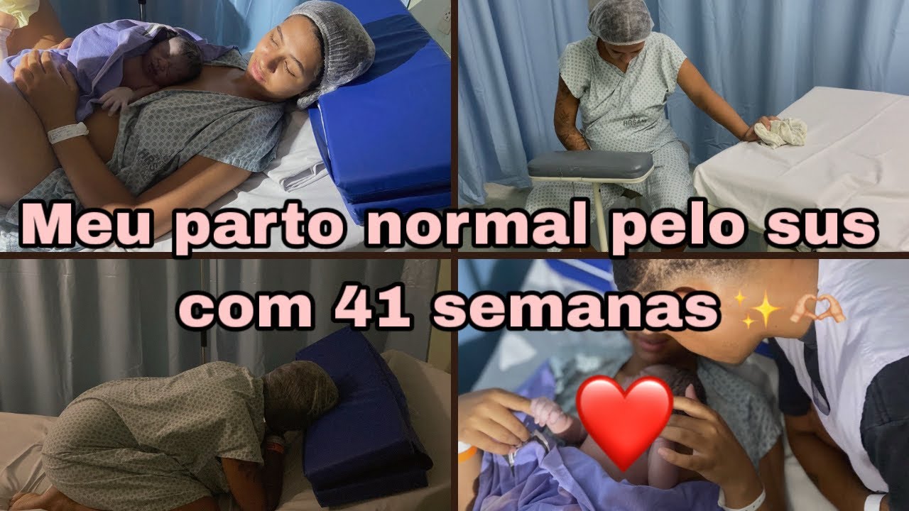 Meu parto normal pelo sus com 41 semanas| Trabalho de parto em 3 horas.✨Vlog completo