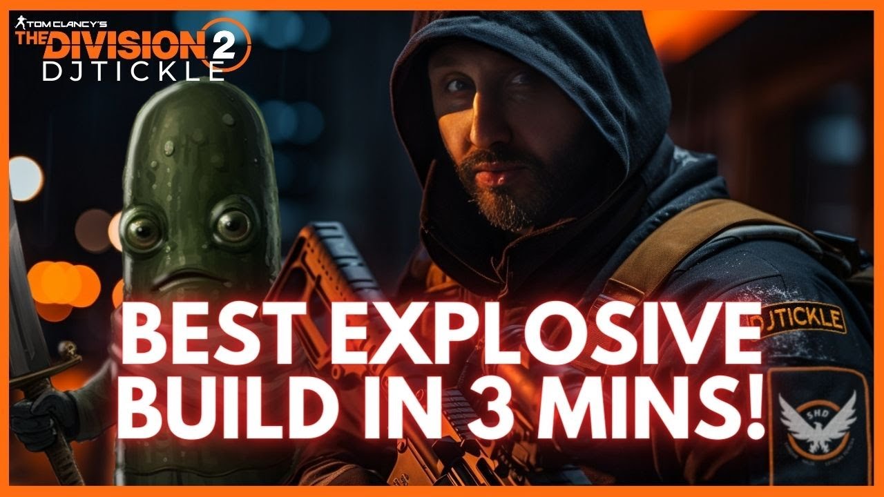 BEST EXPLOSIVE SKILL BUILD IN 3 MINS! THE DIVISION 2!