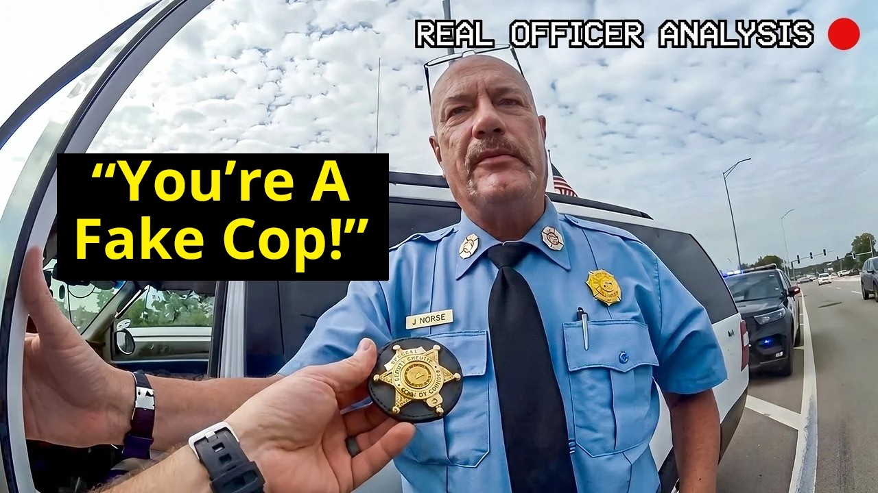 This is What an Amazon Fake Cop Looks Like... (Until He Gets Cuffed)!