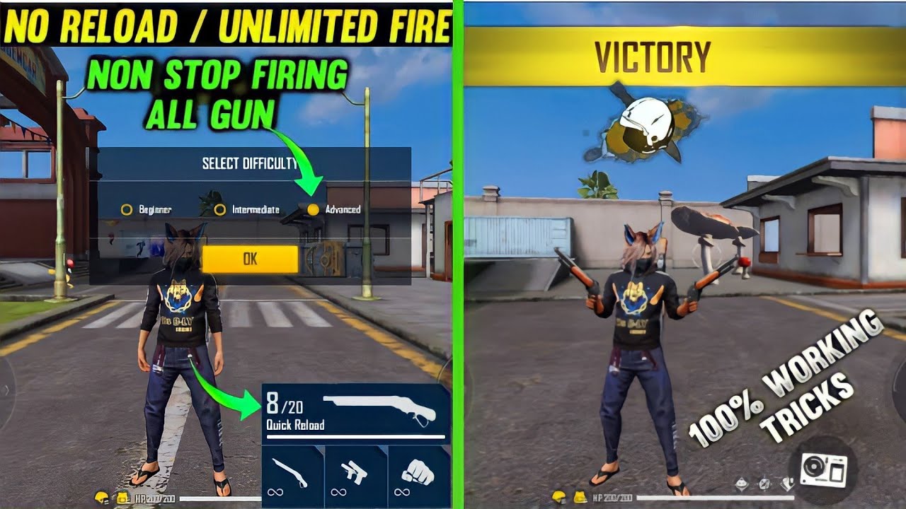 TRAINING GROUND DOUBLE SHORT GUN ENTER TRICK AND TIPS || TOP NEW AMAZING TIPS AND TRICKS ||FREE FIRE
