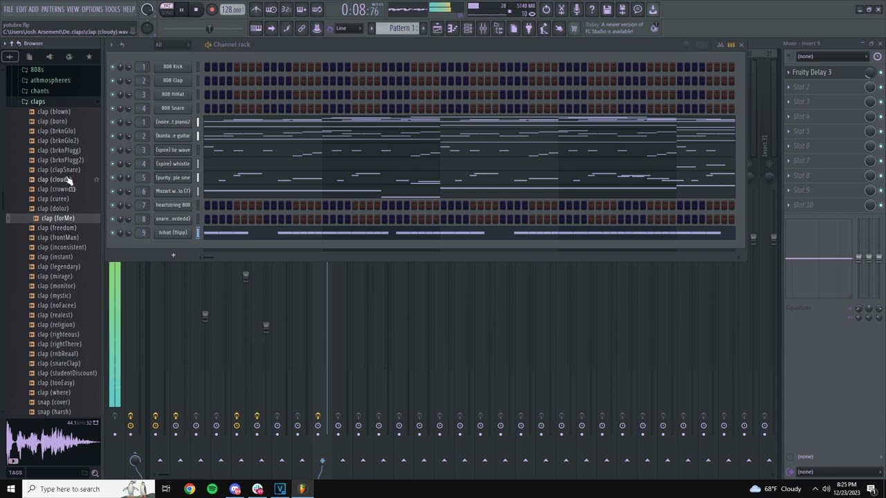 My WHOLE entire beat making process! (from start to finish)