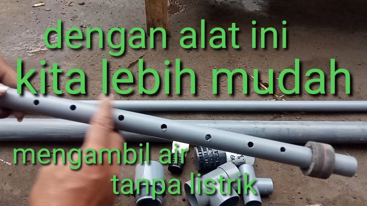 ide kreatif... buruaan.....membuat alat ini.. untuk mengambil air tanpa listrik..