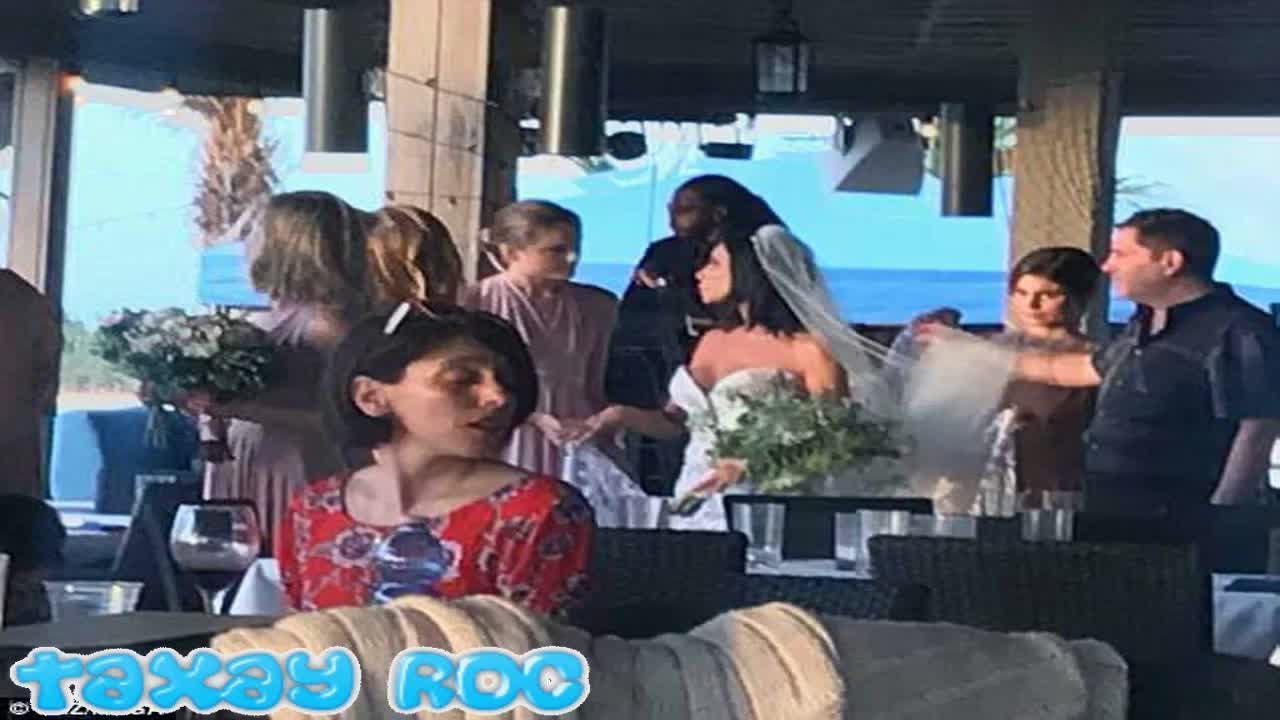 Danielle Staub seen marrying Marty Caffrey in the Bahamas