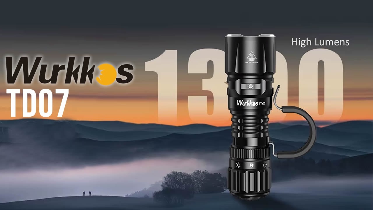 Lanterna Tática Wurkkos TD07 - TioChico