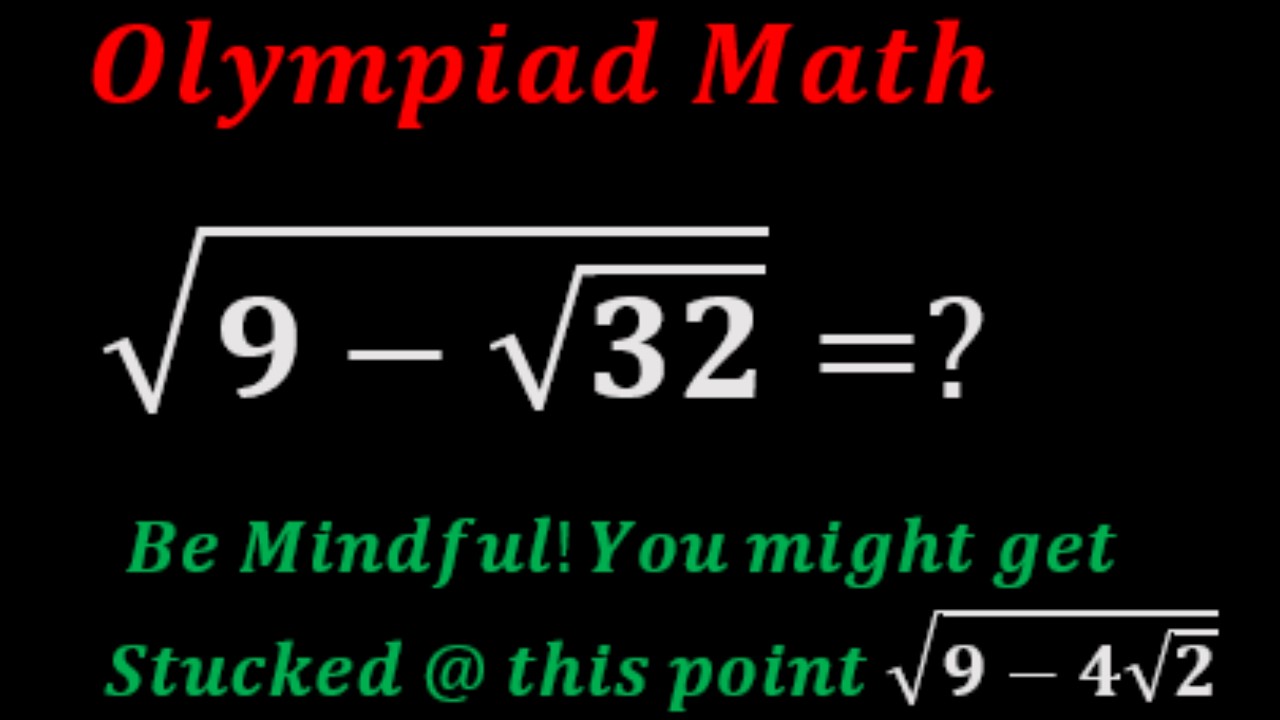 India | A Nice Radical Equations Problem | Can You Solve It | Math Olympiad