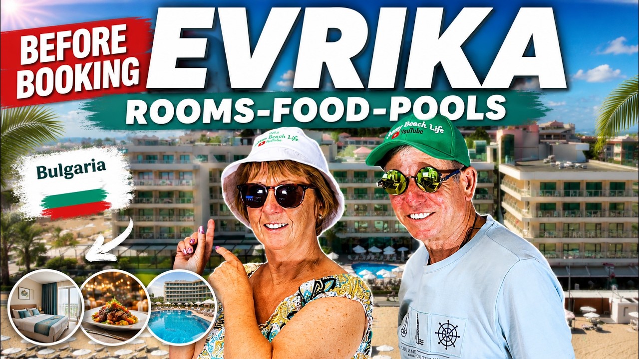 Evrika Beach Club Hotel Sunny Beach Bulgaria – Full Tour! We Show You It All