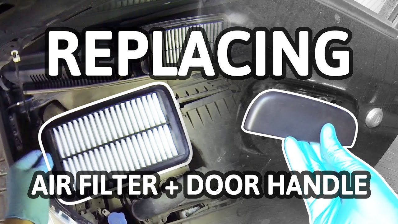 Replacing Suzuki Alto Broken Door Handle + Air Filter