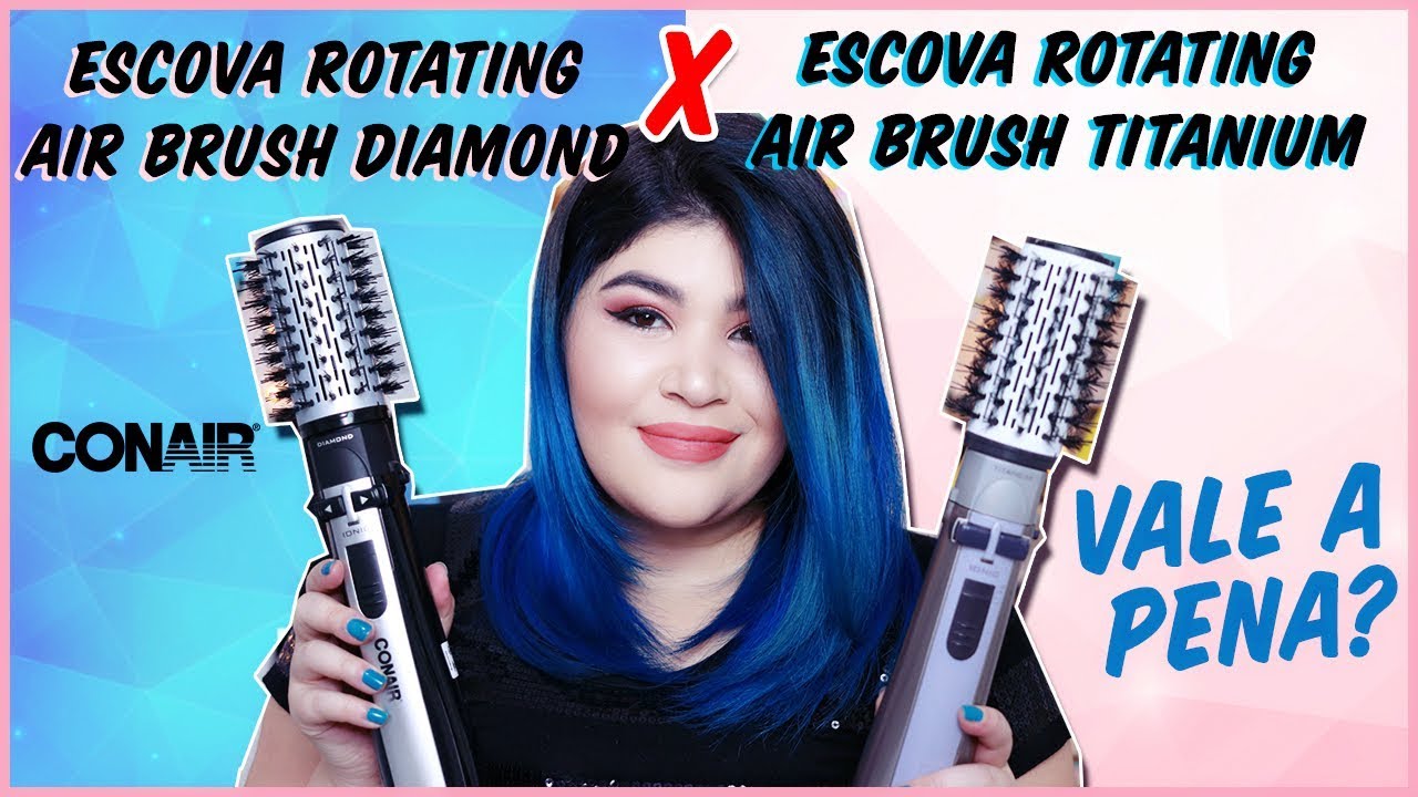 ❓ ESCOVA ROTATIVA POLISHOP DIAMOND x TITANIUM QUAL A MELHOR?