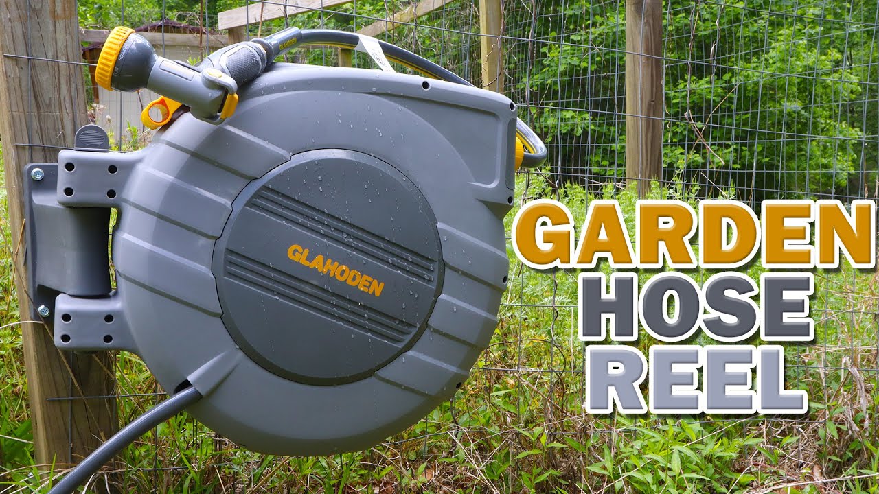 Обзор катушки для шланга Glahoden Retractable [гораздо лучше]