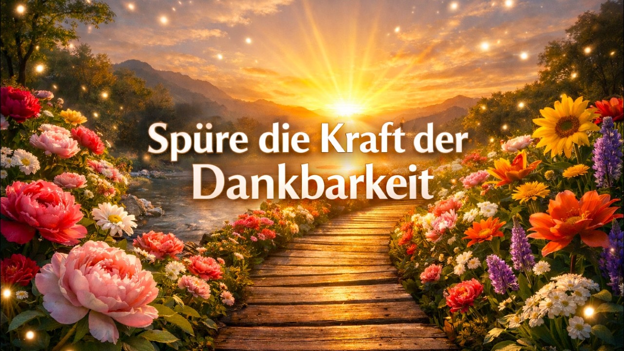 3 Minuten Dankbarkeit ☀️ Spüre die Kraft der Dankbarkeit & wie sie dein Leben verändert