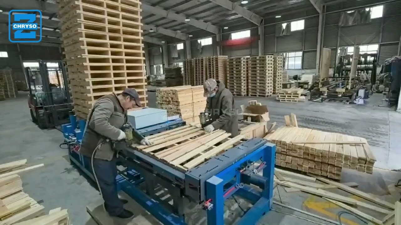 Semi automatic pallet nailing machine -- Faster production and lower cost