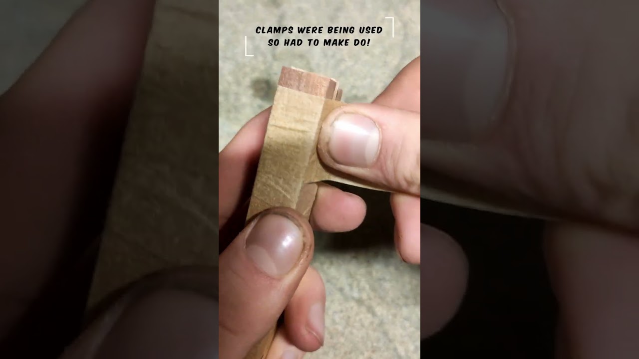 Making A Simple Wooden Keyring! #shorts
