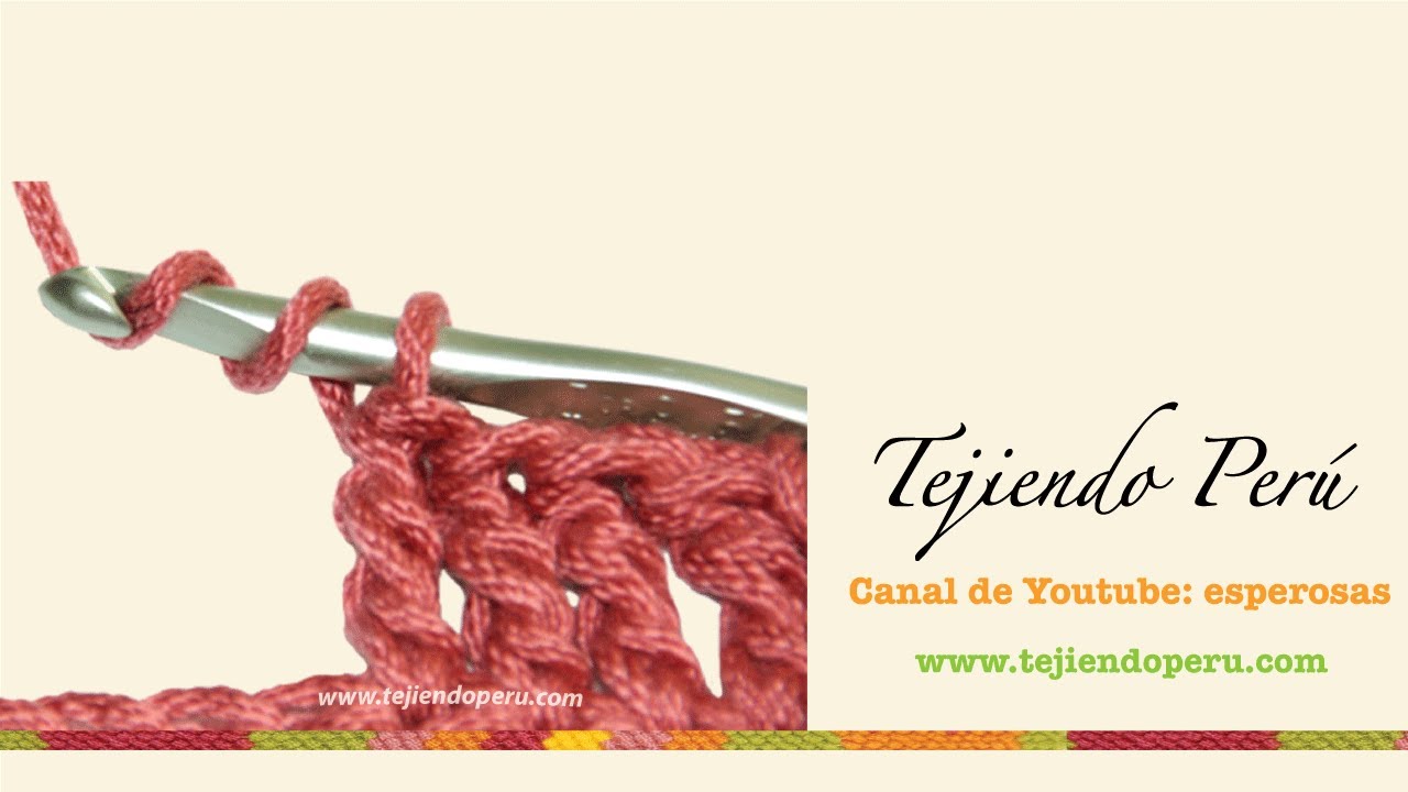 Crochet: punto alto doble o doble vareta