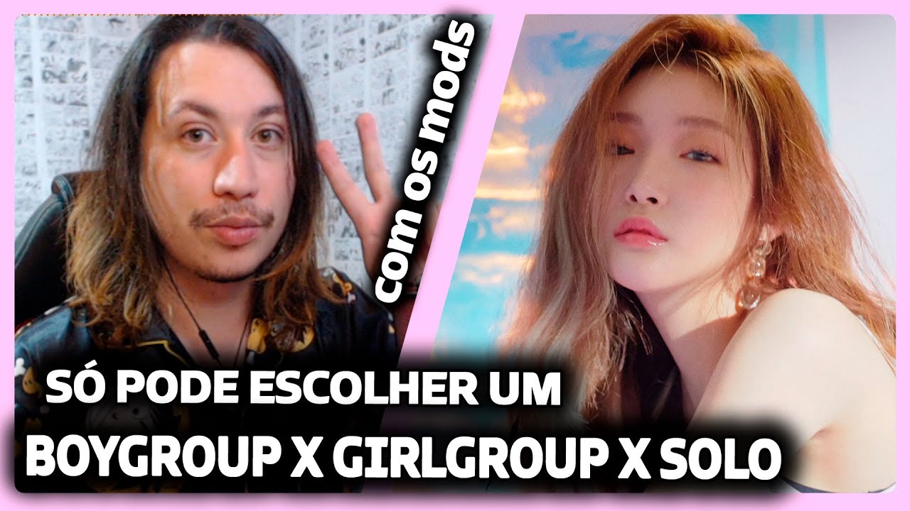Boy Group x Girl Group x Solista | SÓ PODE ESCOLHER UMA MÚSICA | REACT DO MORENO com os mods