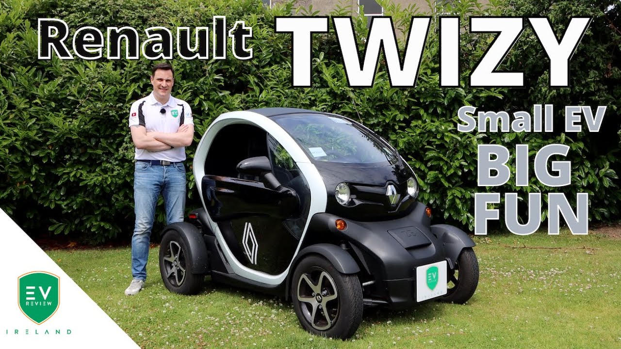 Renault Twizy — маленький электромобиль, большое удовольствие.