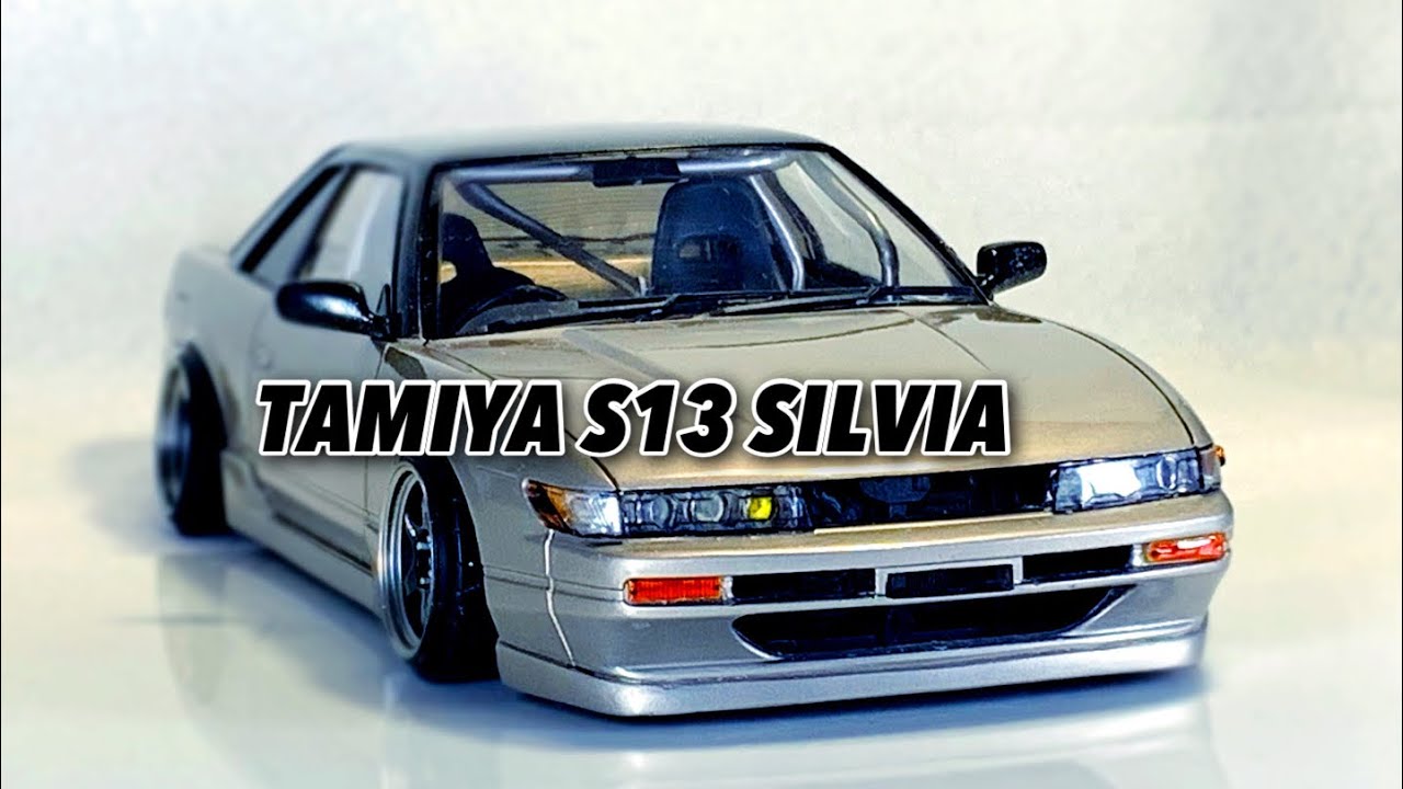 『プラモデル』タミヤのＳ１３シルビアでドリ車を作ってみました。