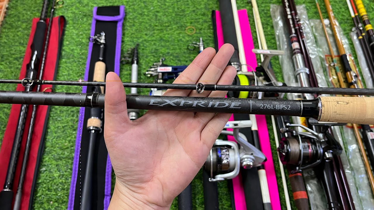 Video 954: Cần Lure Shimano Expride Japan - Máy Câu Nhật Bãi Giá Tốt - Cần Ráp Khúc Nhật 