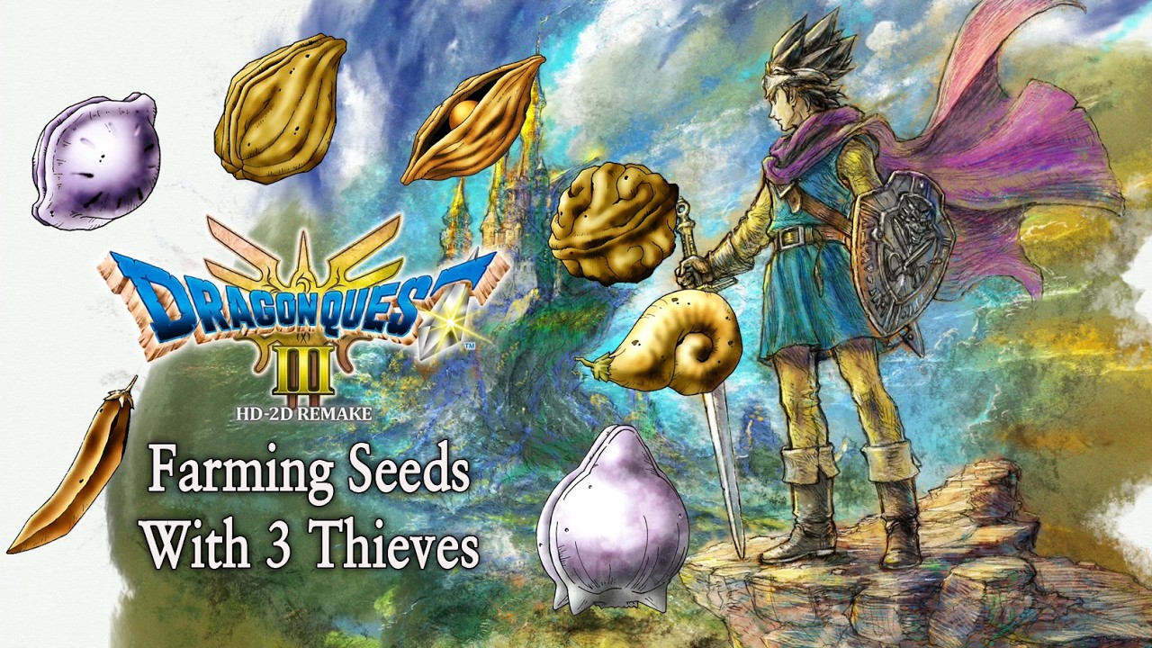 Dragon Quest III HD-2D Remake: Seed Farming Guide with 3 Thieves (60% Success!)