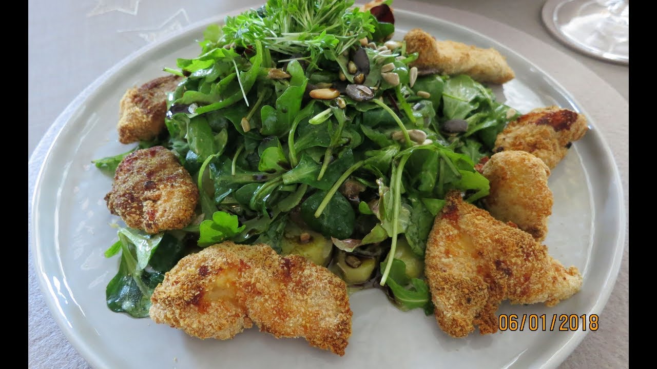Backhendl Salat