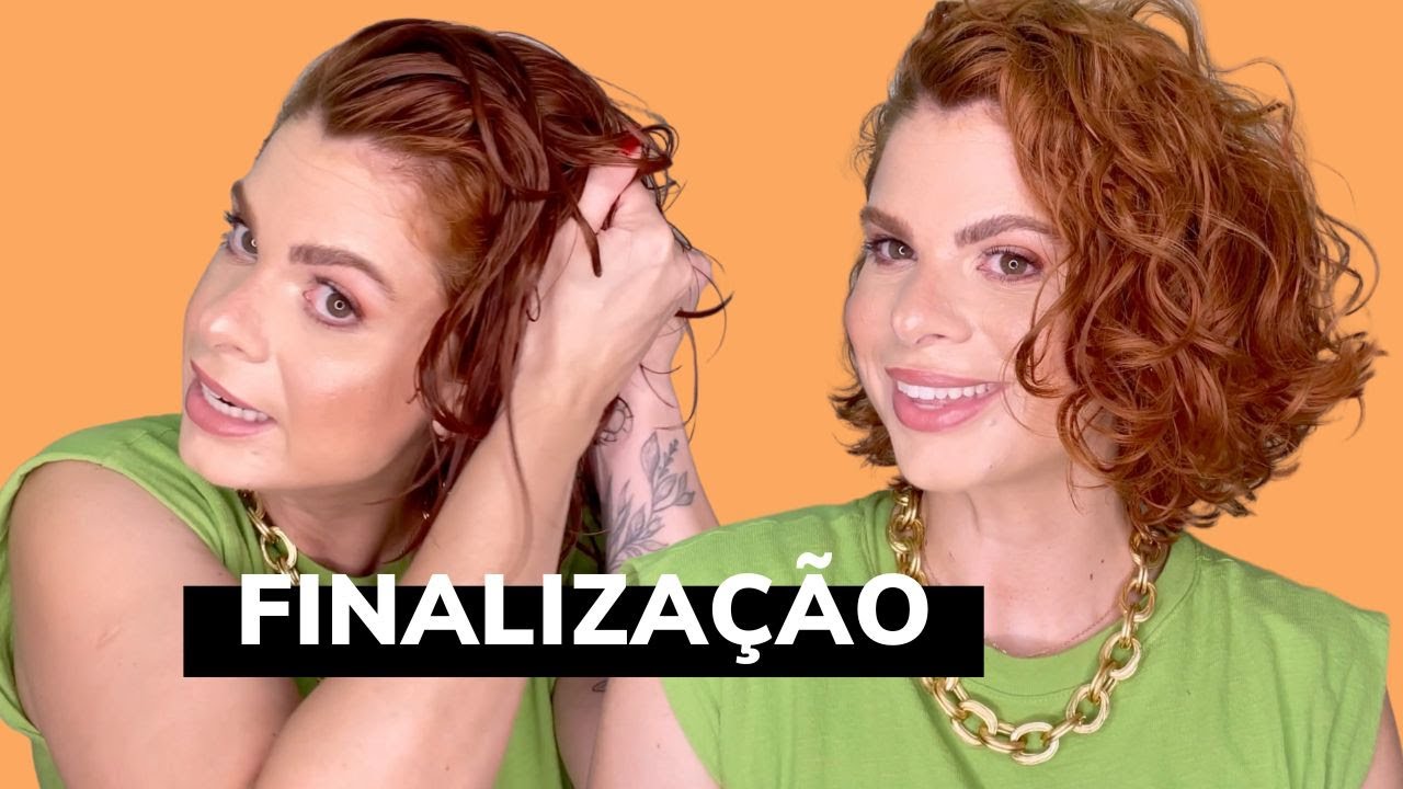 FINALIZAÇÃO LEVINHA PARA CABELO ONDULADO E CURTO