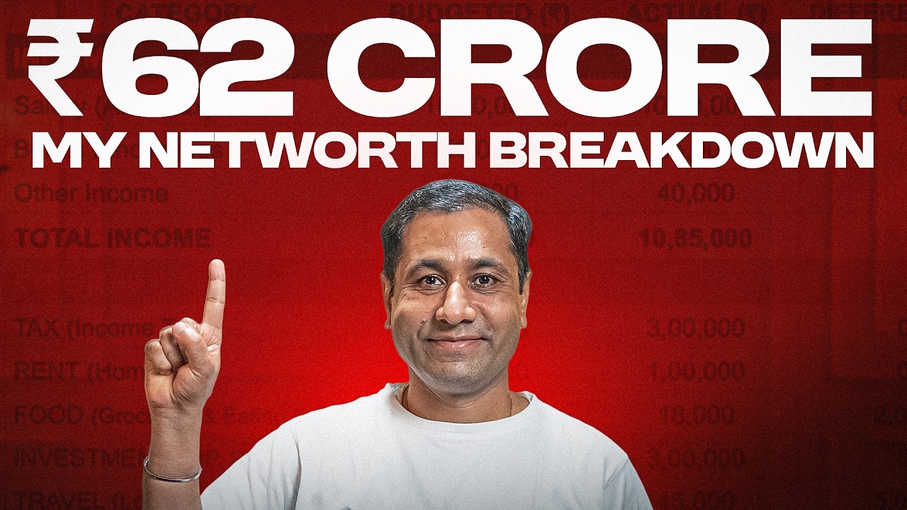 How EXACTLY I Built My 62 Crore Networth