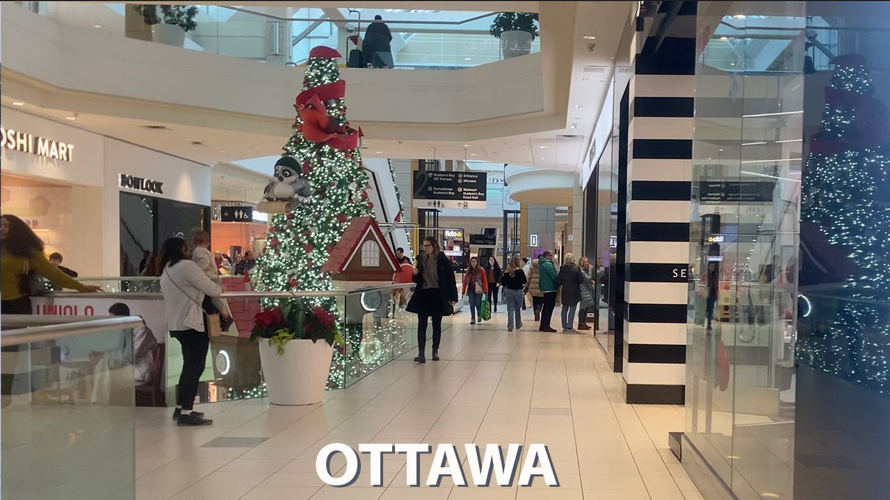 4K | Walk inside Bayshore Mall | Ottawa, Dec 2024