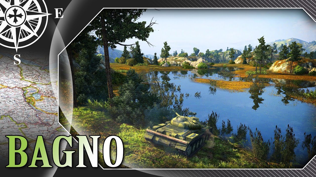 Bagno - Swamp - MAPA - World of tanks