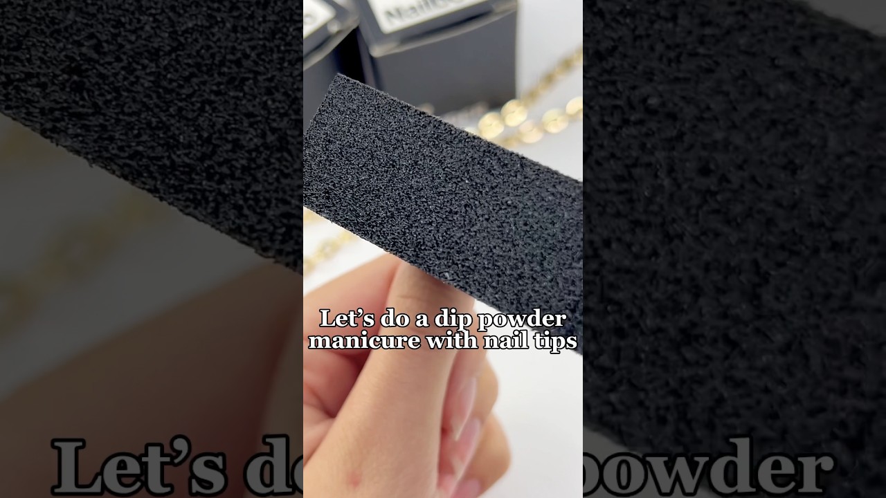 Маникюр с пудровым покрытием и типсами #dippowdernails #nails #nailboo #nailboopartner