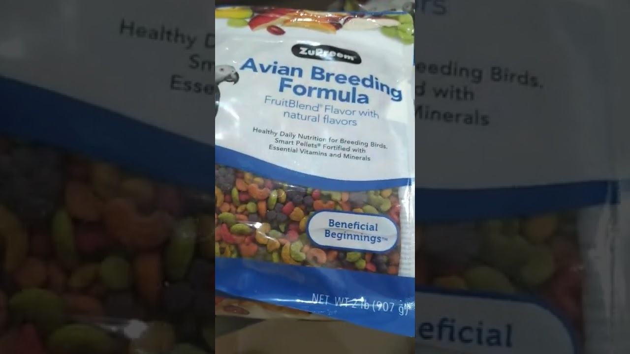 Avian Breeding Formula Fruitblend flavor Afgrey Macaw kakaktua by Zupreem