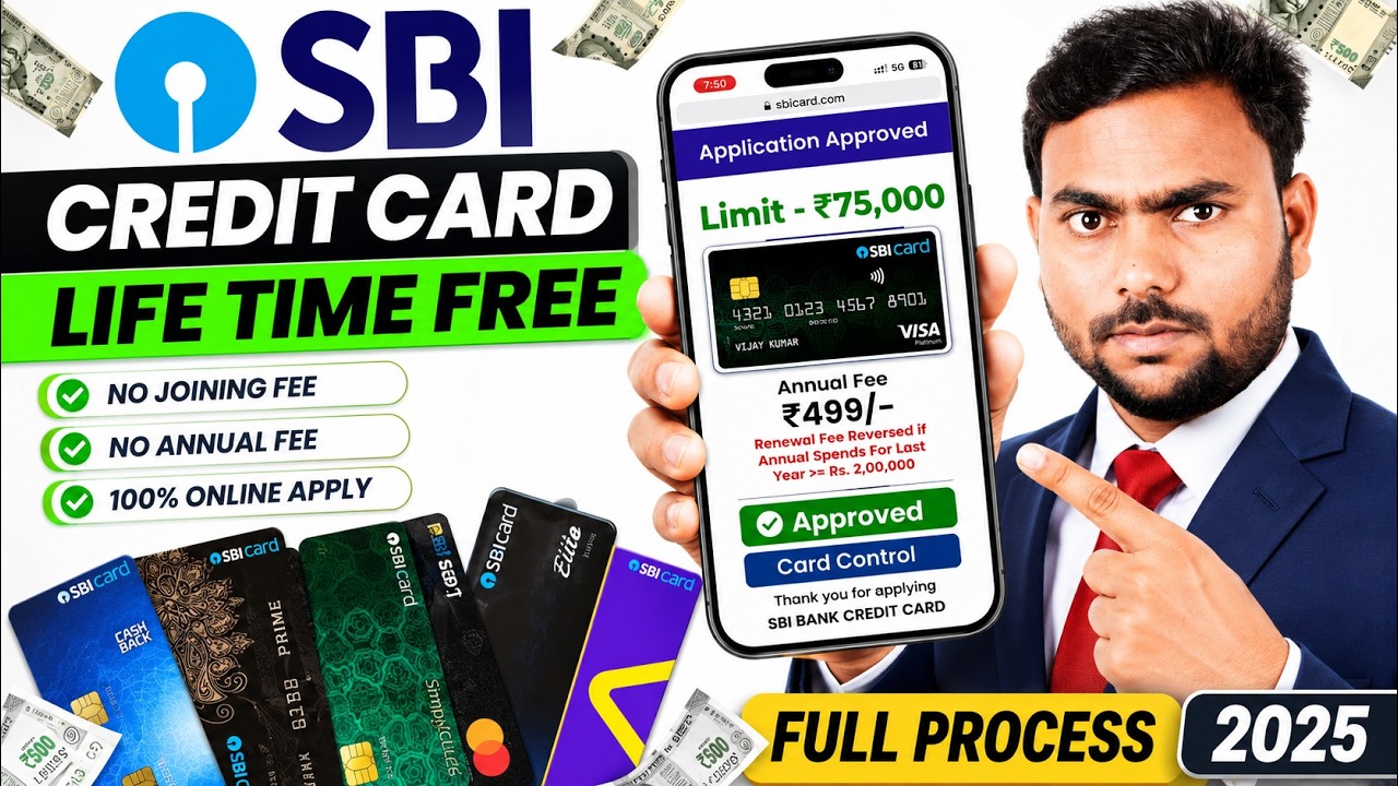 SBI Credit Card Online Apply 2025 | SBI Bank Credit Card | How to Apply SBI Credit Card Online
