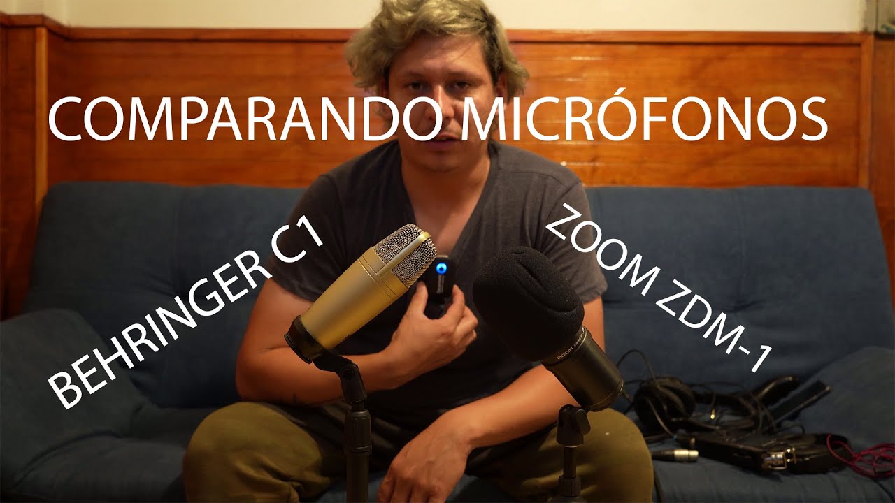 Unboxing y comparativa entre micrófonos Behringer C1 y Zoom ZDM-1
