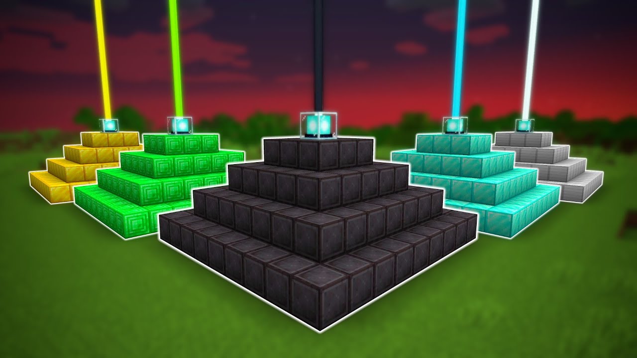 Zrobiłem po jednym z KAŻDEGO BEACONU w Minecraft Hardcore