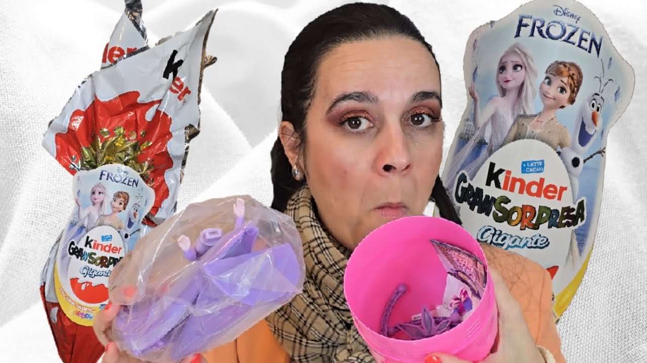 APRIAMO INSIEME L'UOVO DI PASQUA KINDER GRANSORPRESA Gigante 2025 😱 Frozen