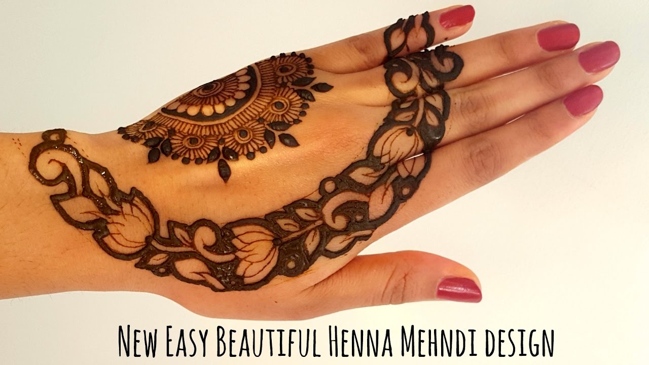 New unique and Beautiful Henna Mehndi design | DIY